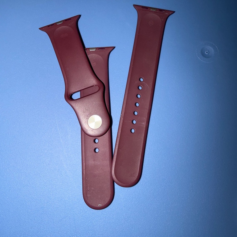 Apples Maroon Smartwatch Band 2 sizes  L/N